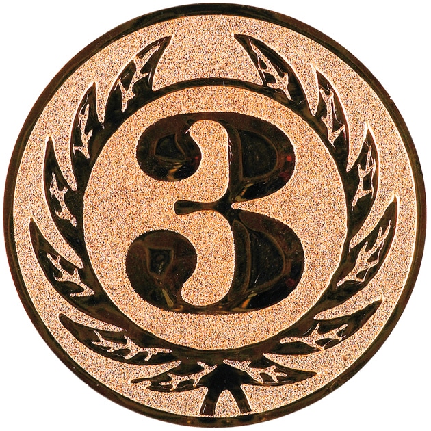 numéro 3 bronze